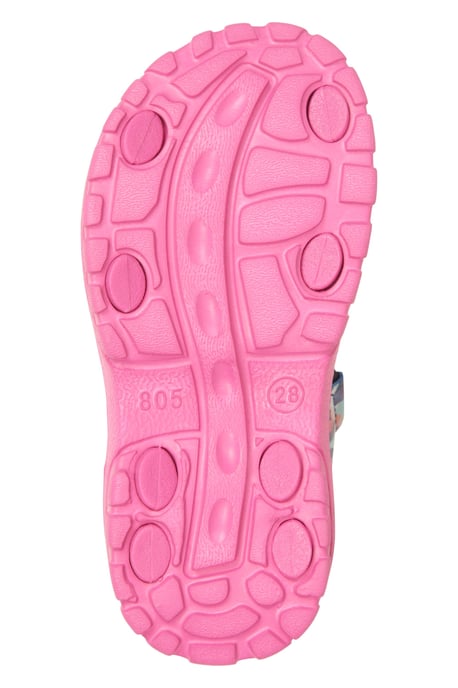 'Sand' Kids Sandals with Touch Strap Fastening Summer Shoes Coral - Image 6