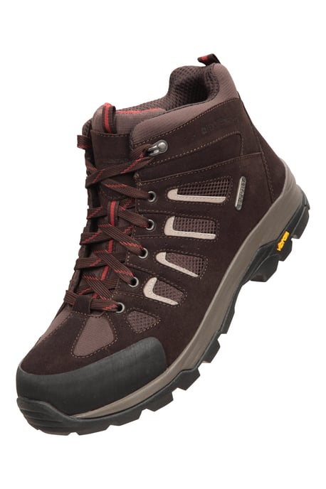 'Vertex' Men's Extreme Vibram Boots with Deep Lugs Waterproof Breathable Boot Brown - Image 5
