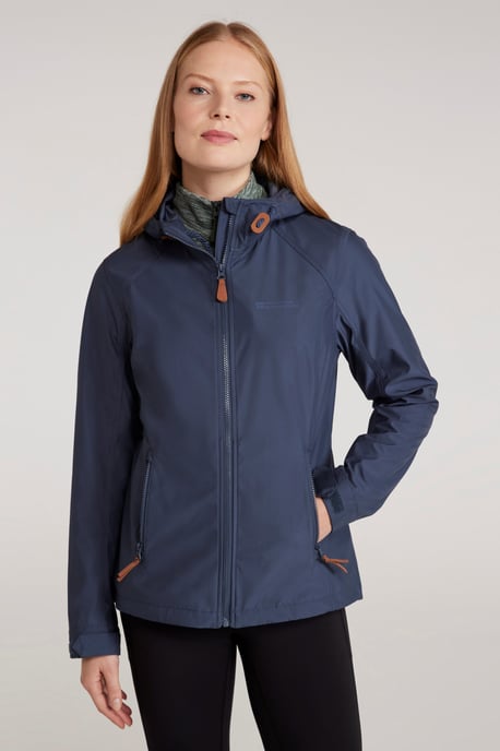 'Iona' Women's Softshell Jacket with Multiple Pockets Water Resistant Casual Everyday Coat Charcoal - Image 1