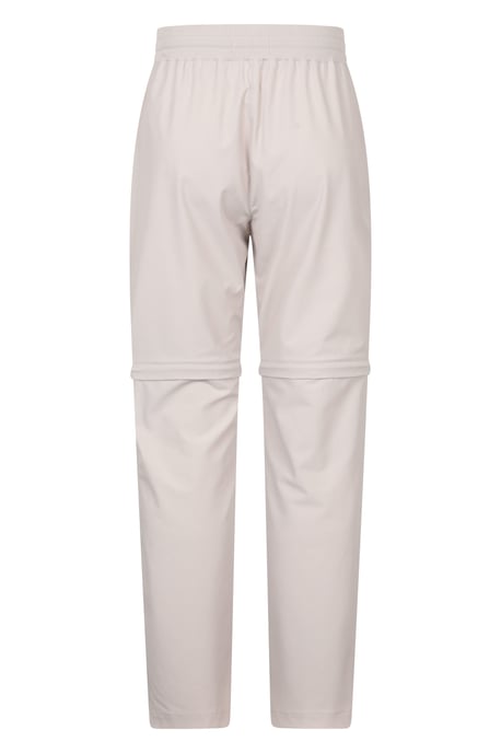 'Explorer' Women's Zip Off Trouser Short Lightweight Quick Dry Convertible Pants Beige - Image 3