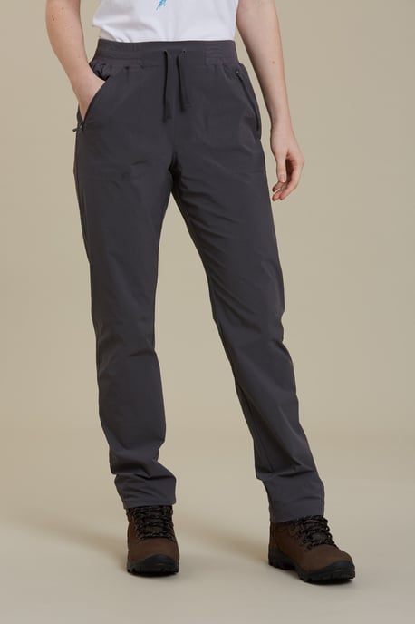 'Explorer' Women's Short Trousers Sun Protection Quick Dry Breathable Pants Dark Grey - Image 1