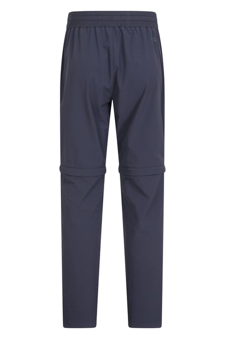 'Explorer' Women's Zip Off Trouser Short Lightweight Quick Dry Convertible Pants Navy - Image 3