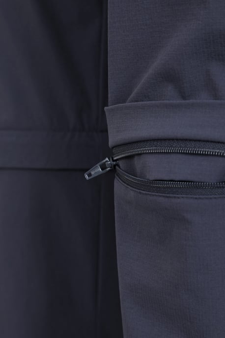 'Explorer' Women's Zip Off Trouser Short Lightweight Quick Dry Convertible Pants Navy - Image 5