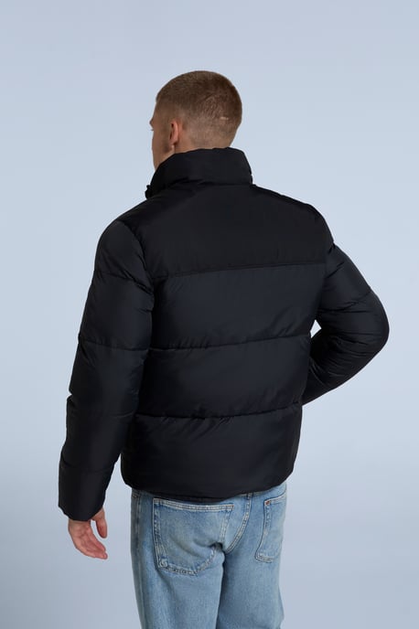 'Volt' Men’s Padded Jacket Water Resistant Thermal Coat Black - Image 3