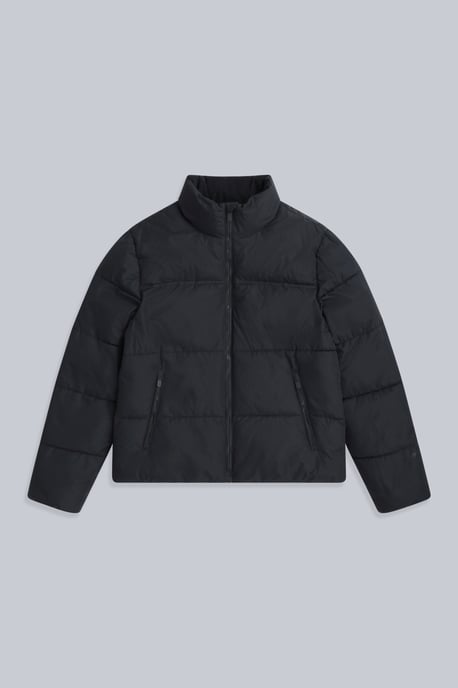 'Volt' Men’s Padded Jacket Water Resistant Thermal Coat Black - Image 5