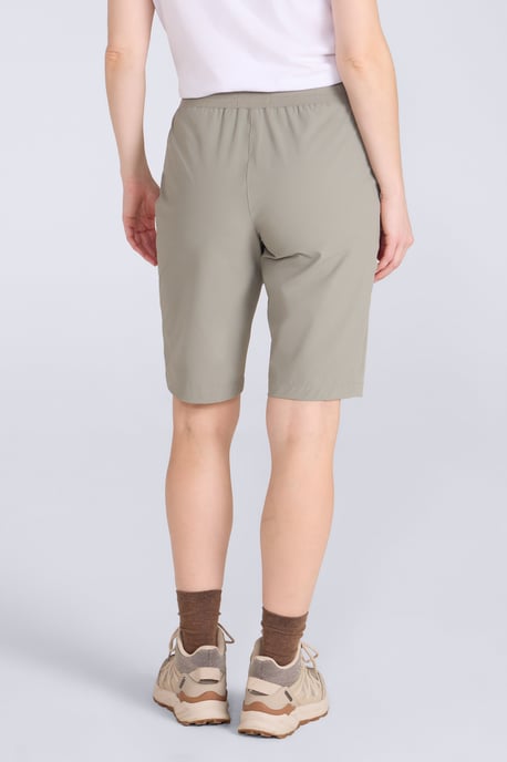 'Explorer' Women's Long Shorts Quick Dry Walking Active Adventure Bottoms Khaki - Image 3