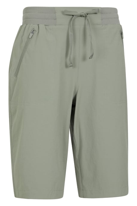 'Explorer' Women's Long Shorts Quick Dry Walking Active Adventure Bottoms Khaki - Image 6