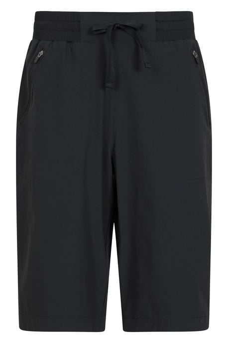 'Explorer' Women's Long Shorts Quick Dry Walking Active Adventure Bottoms Black - Image 5
