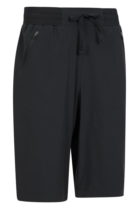 'Explorer' Women's Long Shorts Quick Dry Walking Active Adventure Bottoms Black - Image 6