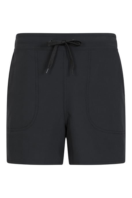 Women's Boardshorts UV Protection Quick Dry Summer Swimming Trunks Black - Image 5