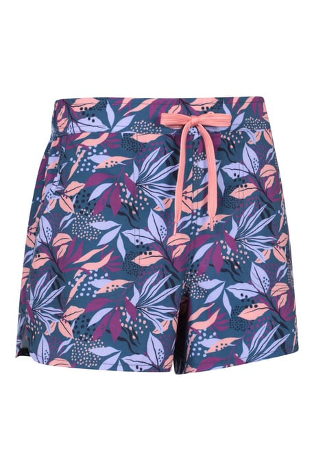 Women's Patterned Boardshorts Quick Dry UV Protection Stretchy Trunks Purple - Image 2