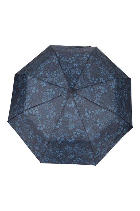 Unisex Walking Umbrella with Curved Handle Durable Beach Rain Brolly Dark Blue - Image 2