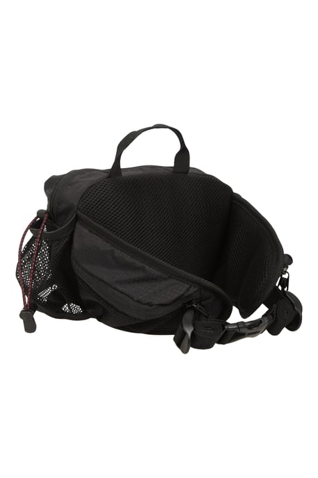 'Traverse' Waist Bag Fleece Lined Lightweight Adjustable Padded Belt Fanny Pack Black - Image 4