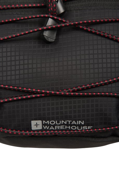 'Traverse' Waist Bag Fleece Lined Lightweight Adjustable Padded Belt Fanny Pack Black - Image 6