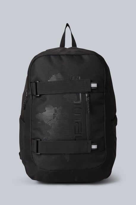 'Axle Skater' Unisex Backpack with Padded Airmesh Back Everyday Bag Black - Image 1