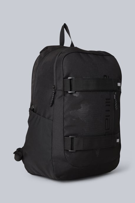 'Axle Skater' Unisex Backpack with Padded Airmesh Back Everyday Bag Black - Image 2