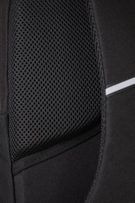 'Axle Skater' Unisex Backpack with Padded Airmesh Back Everyday Bag Black - Image 4