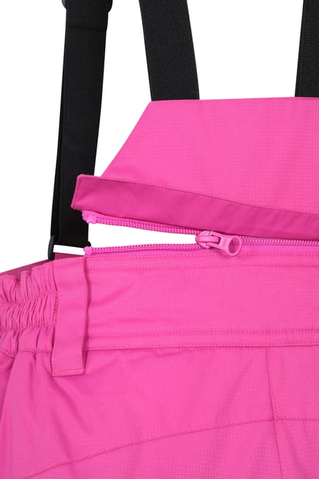 'Moon' Women's Ski Pants Warm Insulated Snow Proof Elastic Waist Winter Trouser Pink - Image 4