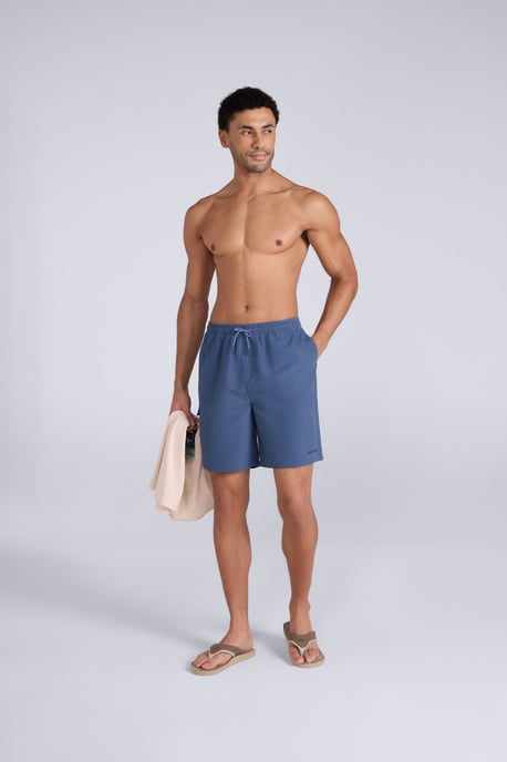 'Reeva' Men's Swim Shorts Breathable Summer Swimming Trunks Dark Blue - Image 2