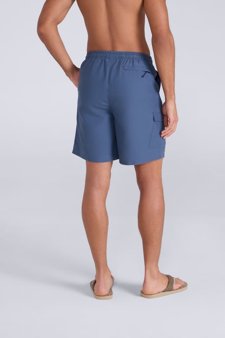 'Reeva' Men's Swim Shorts Breathable Summer Swimming Trunks Dark Blue - Image 3