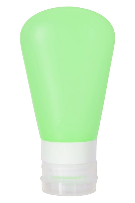 Silicone Travel Bottle Set 60ml Lightweight Non Drip Cap Squeezable Containers White - Image 4