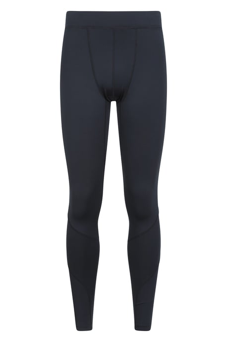 Men's Running Leggings Stretchy Quick Drying Sports Gym Bottoms Black - Image 5