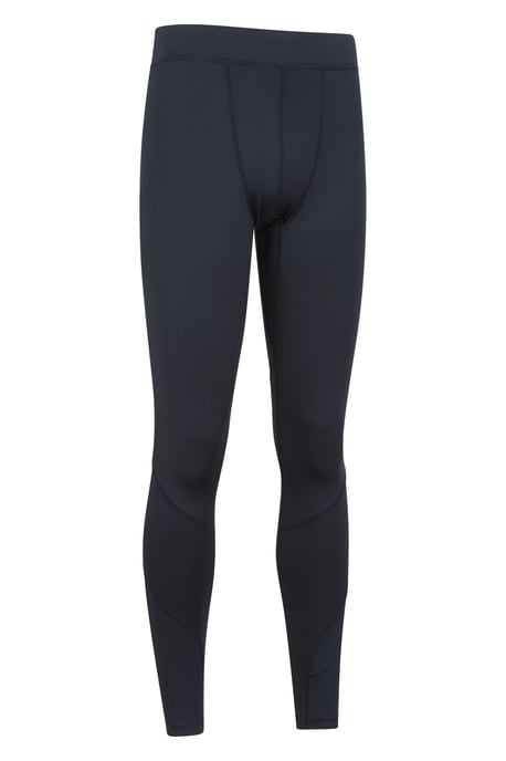 Men's Running Leggings Stretchy Quick Drying Sports Gym Bottoms Black - Image 6