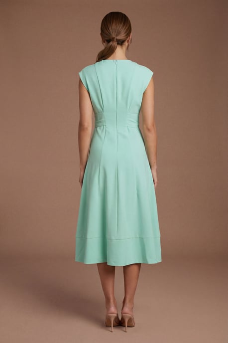 Petite Belted Crepe Dress - Image 3
