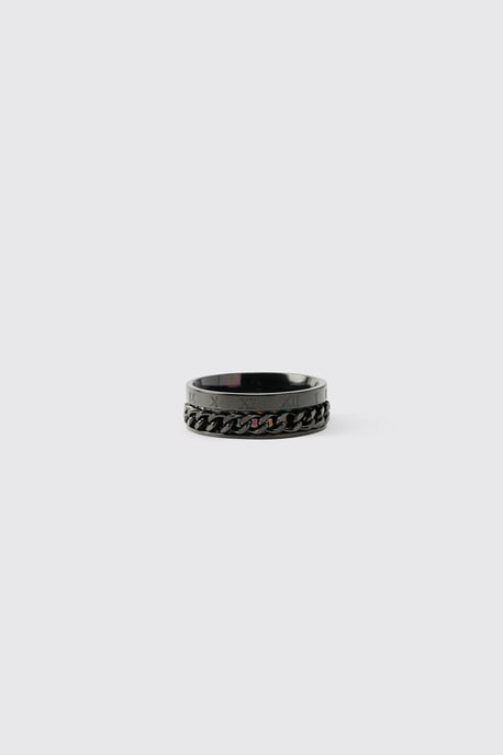 Roman Numeral Chunky Ring - Image 1