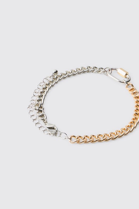 Chain Bracelet with Carabiner Clasp - Image 3