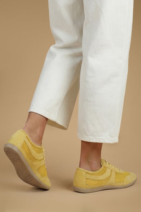 Lucy Mesh Lace Up Trainers - Image 2