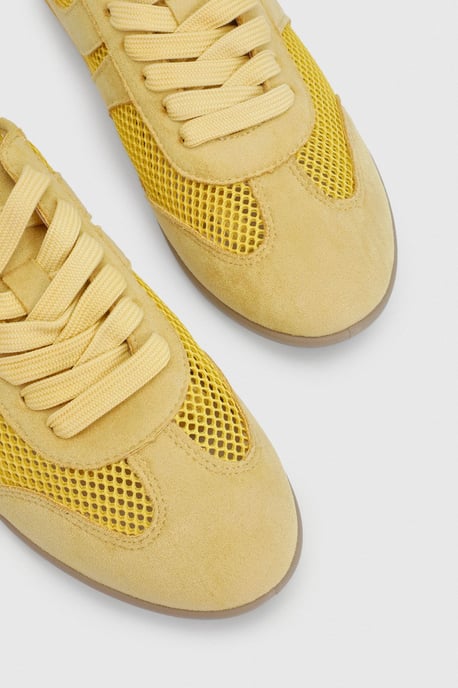 Lucy Mesh Lace Up Trainers - Image 5
