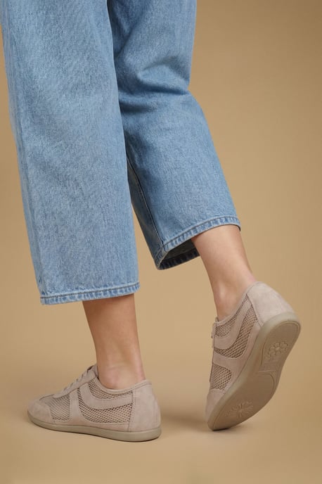 Lucy Mesh Lace Up Trainers - Image 2