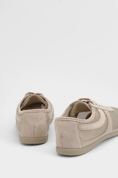 Lucy Mesh Lace Up Trainers - Image 4