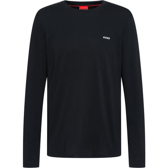 Men's Hugo Long Sleeve T-Shirt in Black 001 - Image 1