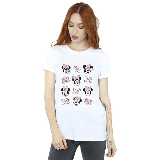 Disney Dames/Dames Minnie Mouse Meervoudig Katoenen Vriendje T-shirt (Wit) - Image 2