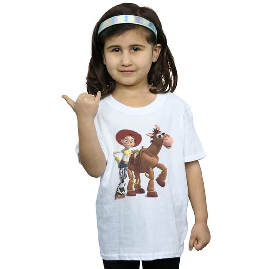 Disney Meisjes Toy Story 4 Jessie en Bullseye Katoenen T-Shirt (Wit) - Image 2