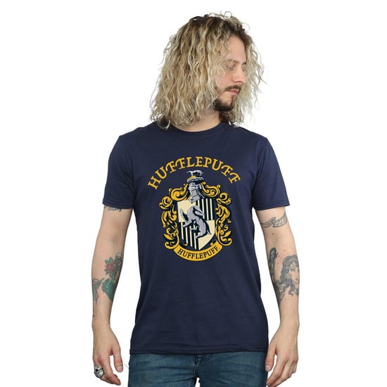 Harry Potter Heren Hufflepuff Katoenen T-Shirt (Marineblauw) - Image 3