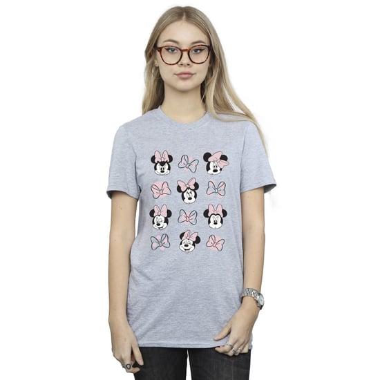 Disney Dames/Dames Minnie Mouse Meervoudig Katoenen Vriendje T-shirt (Sportgrijs) - Image 2