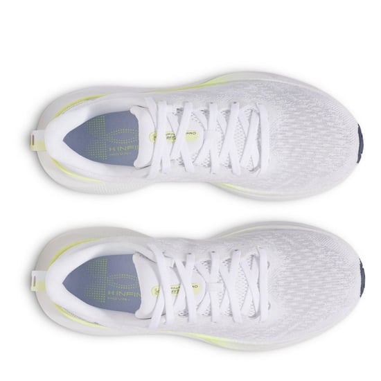 Women's Under Armour Infinite Pro Breeze Entry Road Running Shoes in White - Image 4