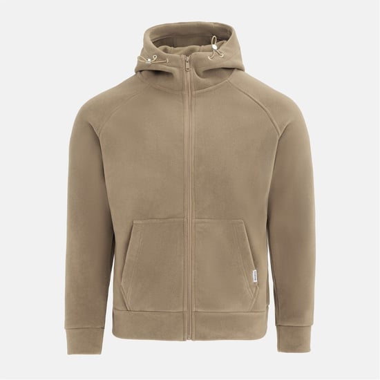 Men's Firetrap Micro Fleece Jacket in Camel - Image 1