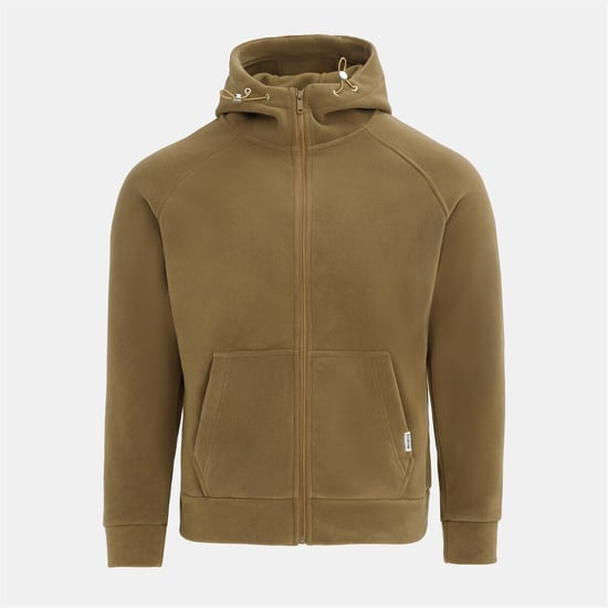 Men's Firetrap Micro Fleece Jacket in Khaki - Image 1