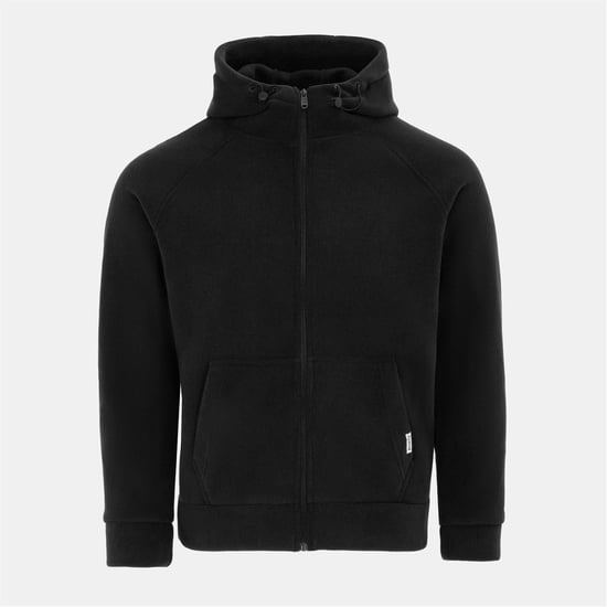 Men's Firetrap Micro Fleece Jacket in Black - Image 1