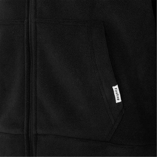 Men's Firetrap Micro Fleece Jacket in Black - Image 4