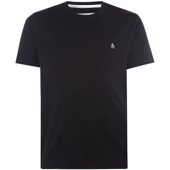 Men's Original Penguin Point Embroidered T-Shirt in Black - Image 1