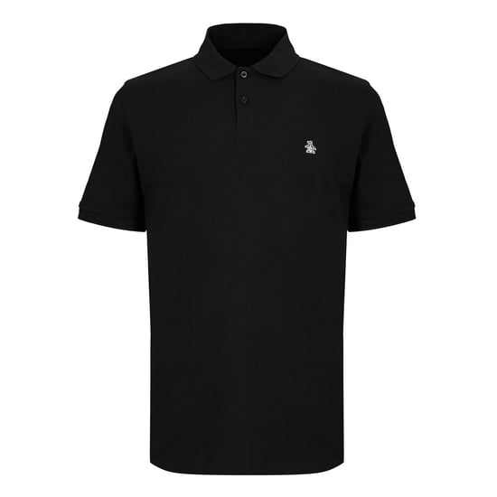 Men's Original Penguin Sleeve Polo Shirt in Black - Image 1