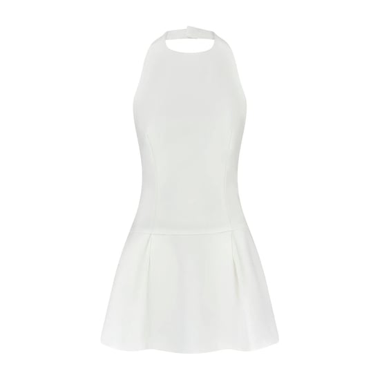 Women's Odd Muse The Ultimate Muse Dropped Hem Mini Dress in White - Image 4