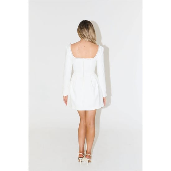 Women's Odd Muse Om The Ultimate Muse Pearl Dress in White - Image 3