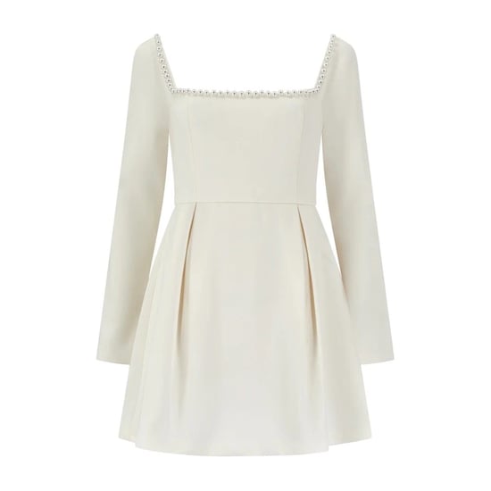 Women's Odd Muse Om The Ultimate Muse Pearl Dress in White - Image 4