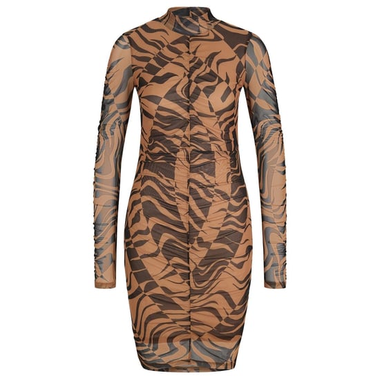Women's Hugo Nikau High Neck Long Sleeve Knee Length Dress in .Open Misc - Image 1